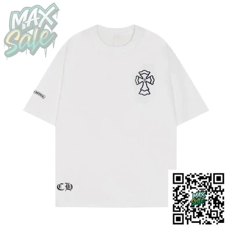 Chrome Hearts Cross Logo White T-Shirt - 1