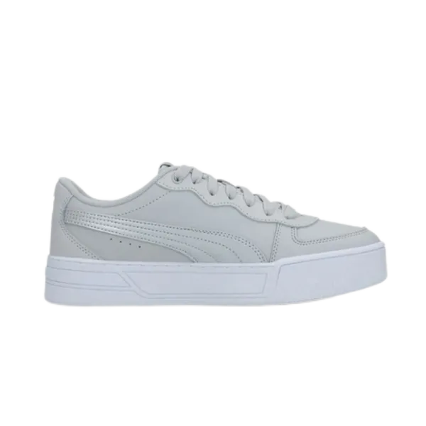 Puma Cali Bold White with Iridescent Logo Sneakers - 6