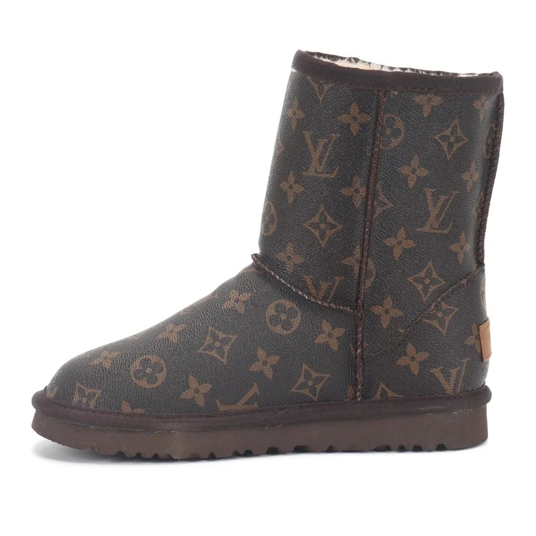 Louis Vuitton Monogram UGG Boot Brown Boots - 1