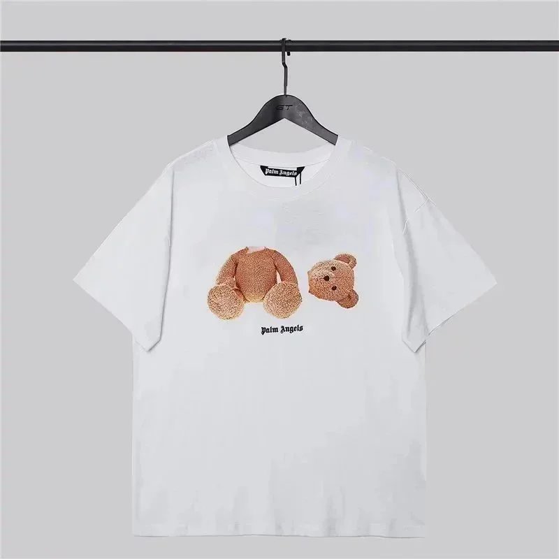 Palm Angels Gothic Logo Oversized T-Shirt White - 8