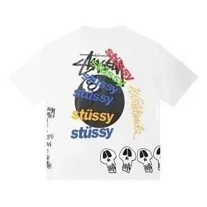 Stüssy x McDonald's Collaboration Graphic Print White T-Shirt - 1