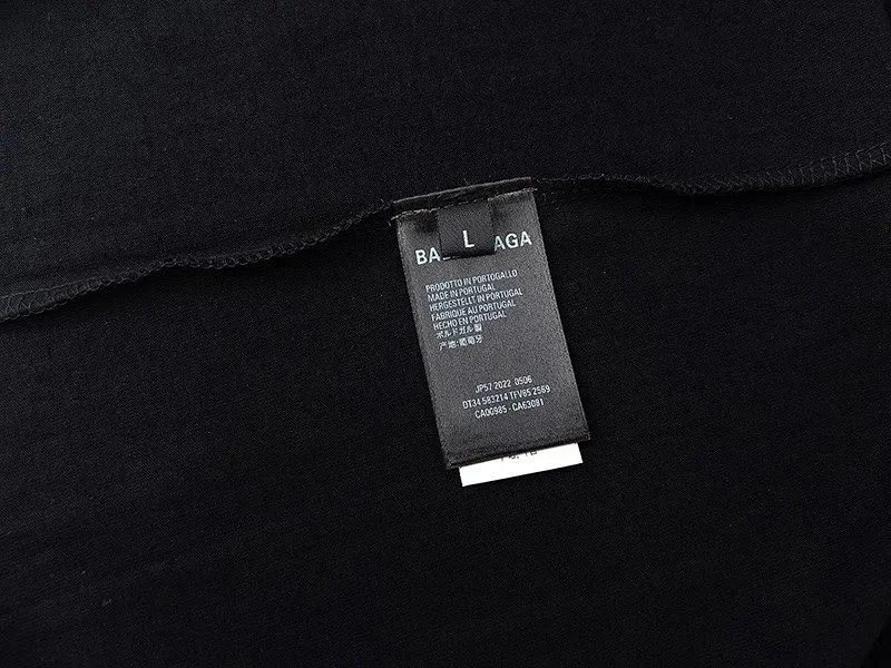 Balenciaga Logo Grid Print White T-Shirt product detail 11 in Litbuy spreadsheet finds