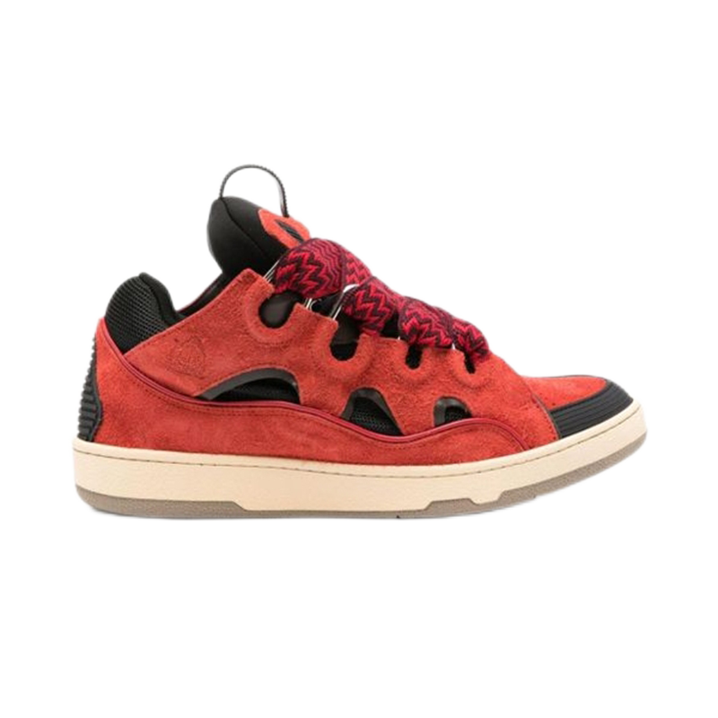 Maison Margiela Tabi Sandal Sneaker Red Suede Sneakers - 12