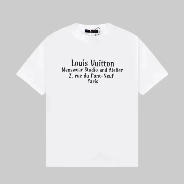 Louis Vuitton Menswear Studio and Atelier White T-Shirt - 1