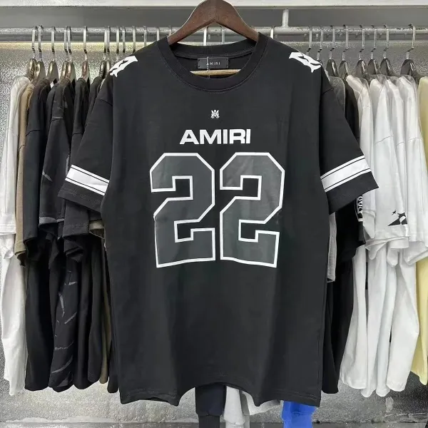 Amiri Number 22 Graphic Tee Red T-Shirt - 6