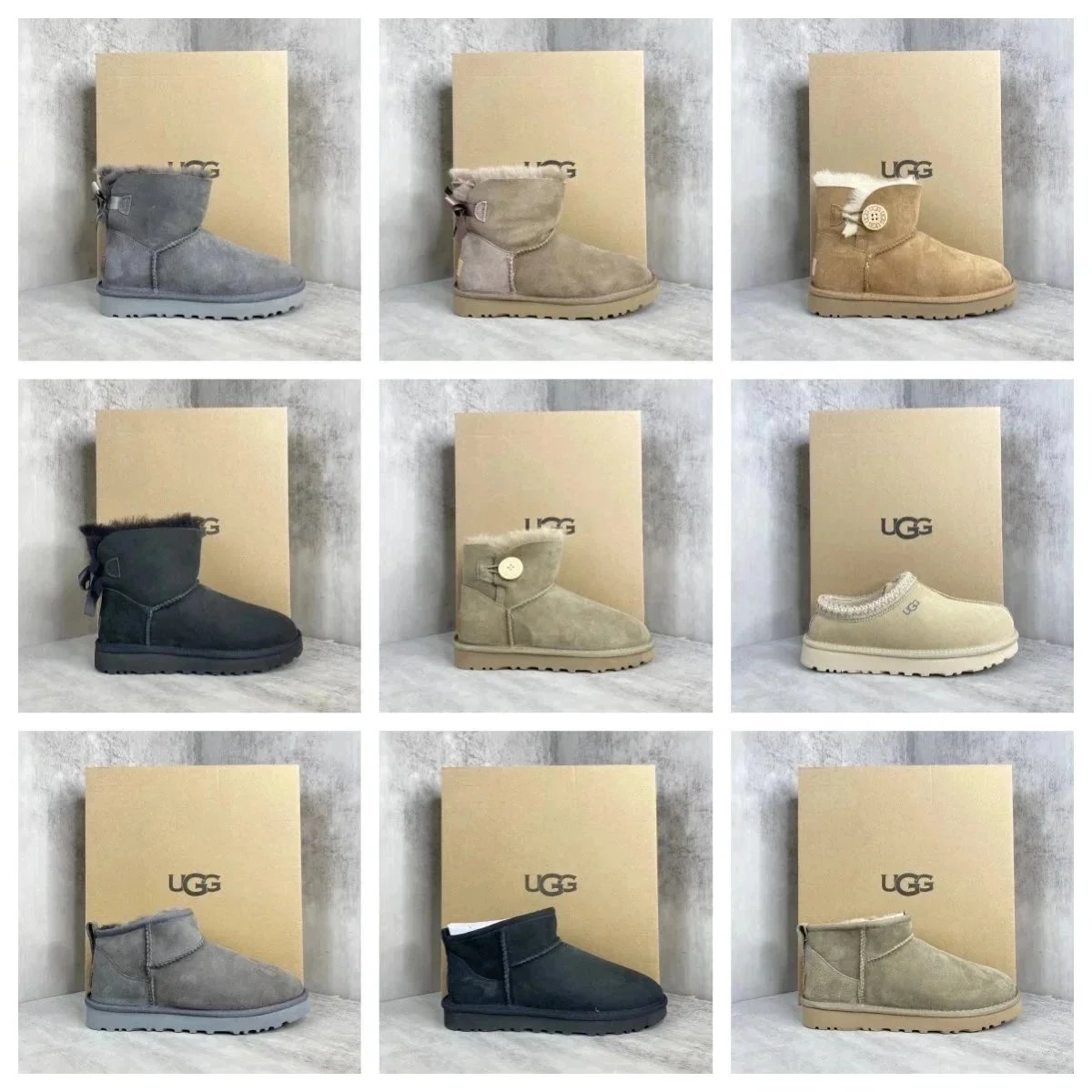 UGG Fluff Yeah Platform Slipper Beige Slippers - 4