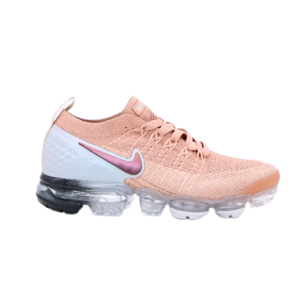 Nike Air VaporMax Flyknit 2 Pink Beige Running Shoes - 1