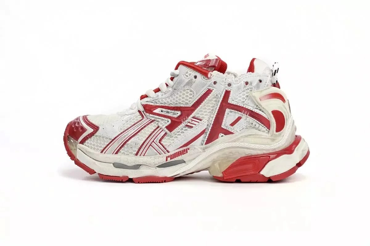 Asics Gel-Kayano 14 Runner White Red Sneakers - 1