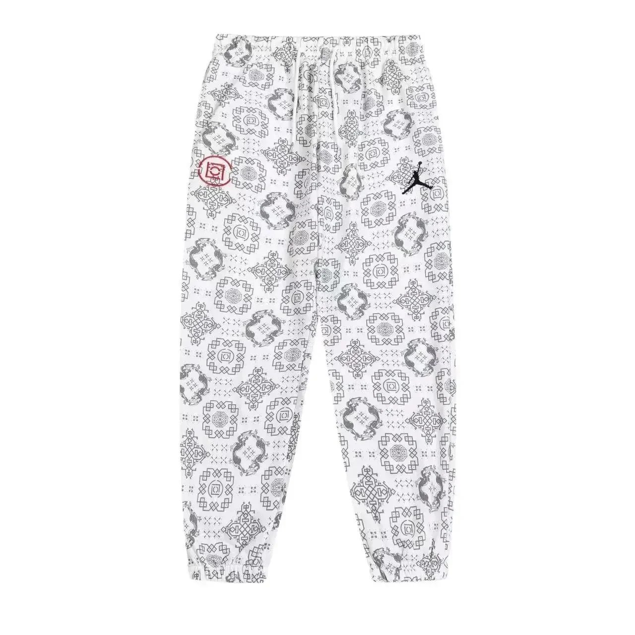 Air Jordan x Fragment Design Patterned Joggers White - 1