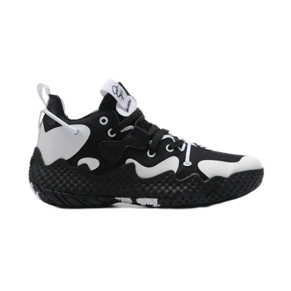 Adidas Harden Vol. 7 Black White Sneakers - 1