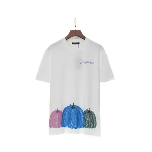 Louis Vuitton x Yayoi Kusama Pumpkin Print White T-Shirt - 1
