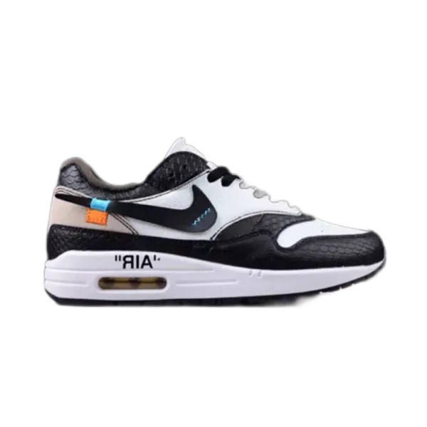 Nike x Off-White Air Max 1 'Industrial' Gray White Sneakers - 13
