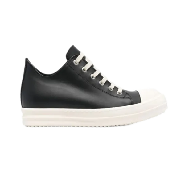 Rick Owens DRKSHDW Low Top Black and White Sneakers - 1