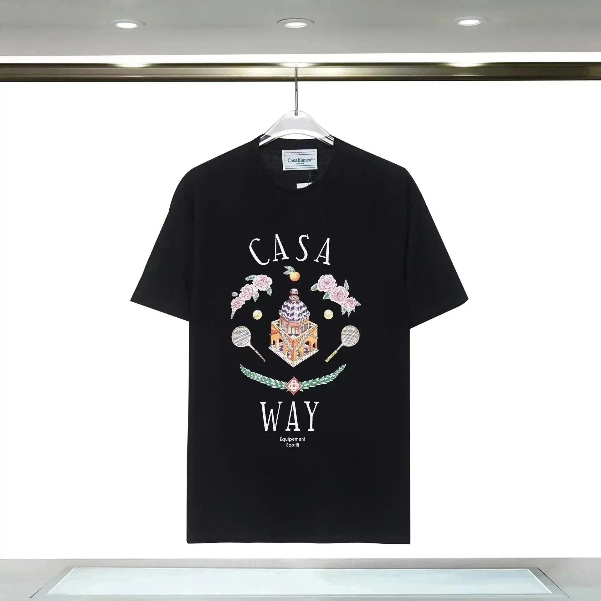 Casablanca Casa Blanca Arch Logo White T-Shirt - 9