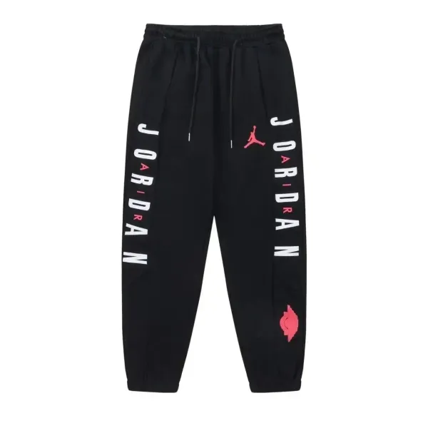 Air Jordan Logo Print Joggers Black - 1