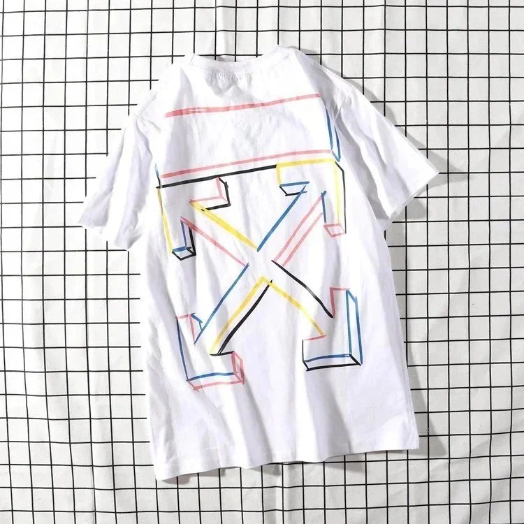 Off-White Arrow Print T-Shirt Black and White - 9