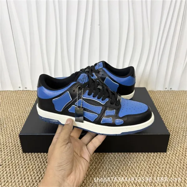 Amiri Skate Low Blue Black Sneakers - 1