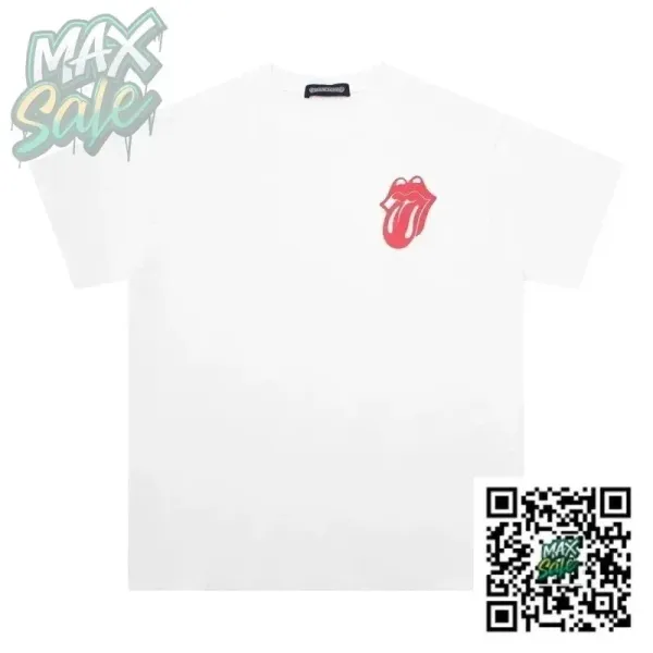 The Rolling Stones x Unspecified Brand Tongue Logo White T-Shirt - 1
