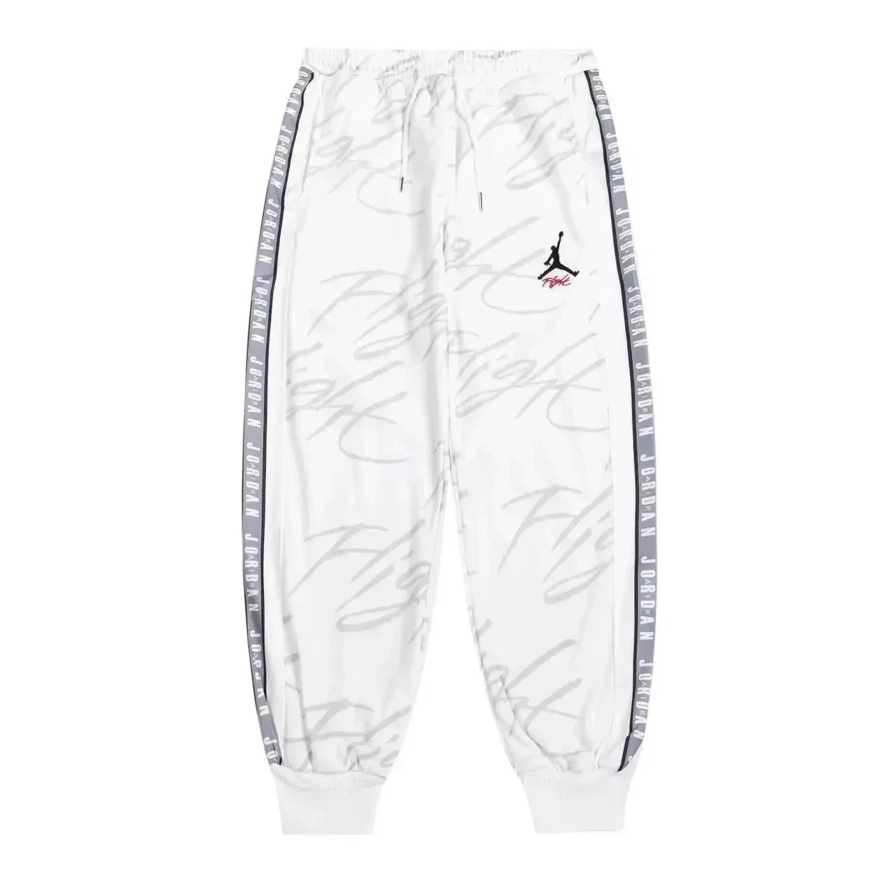 Air Jordan Script Joggers White - 1