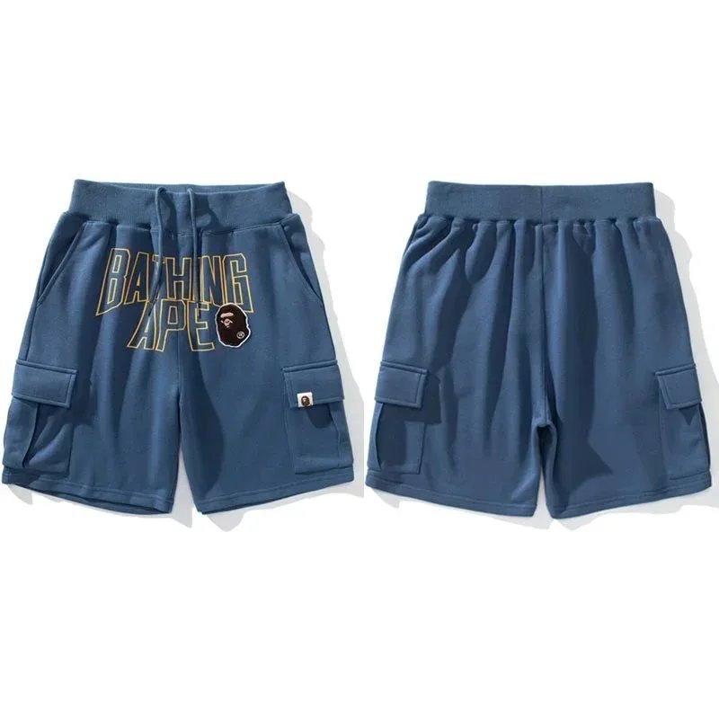 A Bathing Ape Cargo Shorts Navy - 1