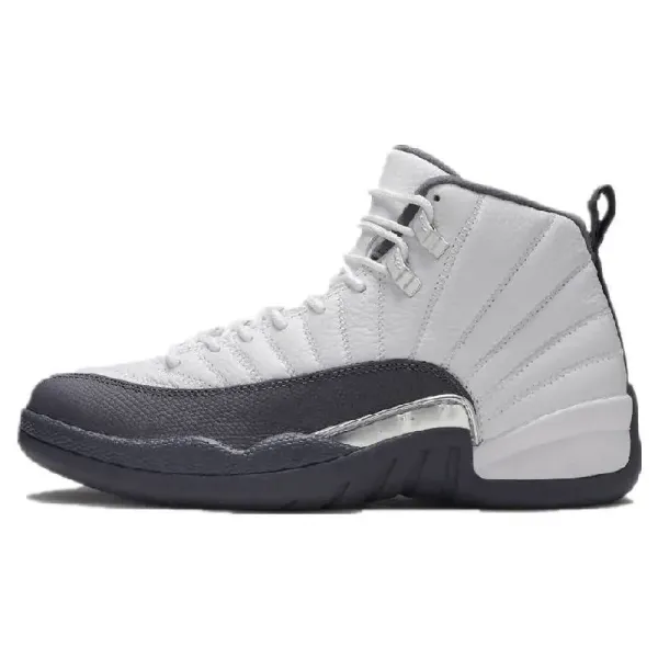 Air Jordan 12 Retro White/Anthracite Sneakers - 1