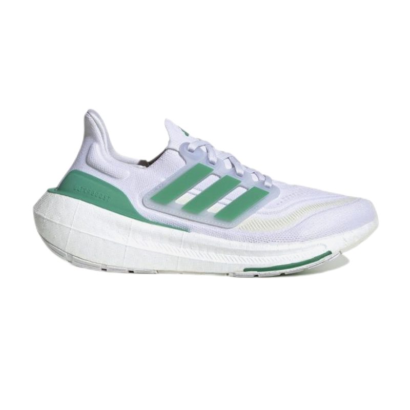 Adidas Ultraboost Light White Lime Green Running Shoes - 7