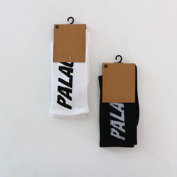 Palace Skateboards Logo Socks White - 5