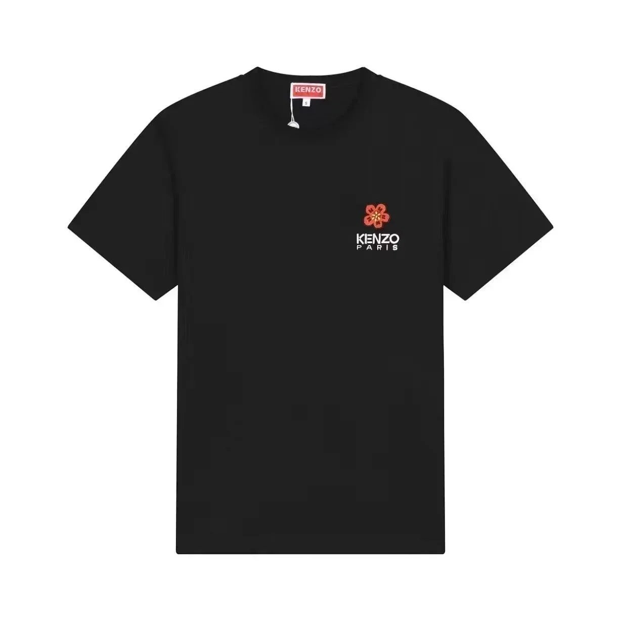 Kenzo Flower Logo Black T-Shirt - 1