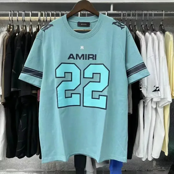 Amiri Number 22 Graphic Tee Red T-Shirt - 4