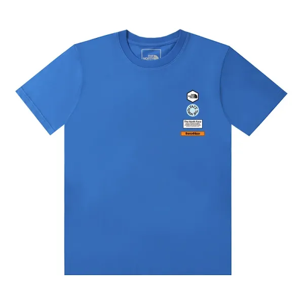The North Face x Bercotfisco Patchwork Logo Blue T-Shirt - 1