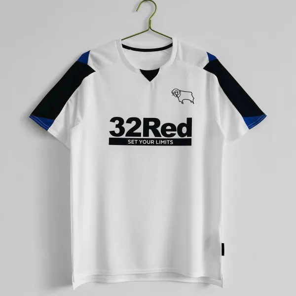 Derby County x 32Red Away Jersey White - 1