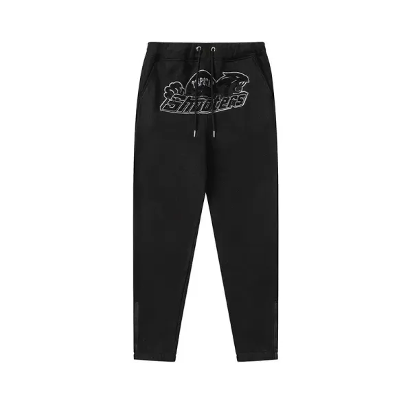 Corteiz Shooters Joggers Black - 1