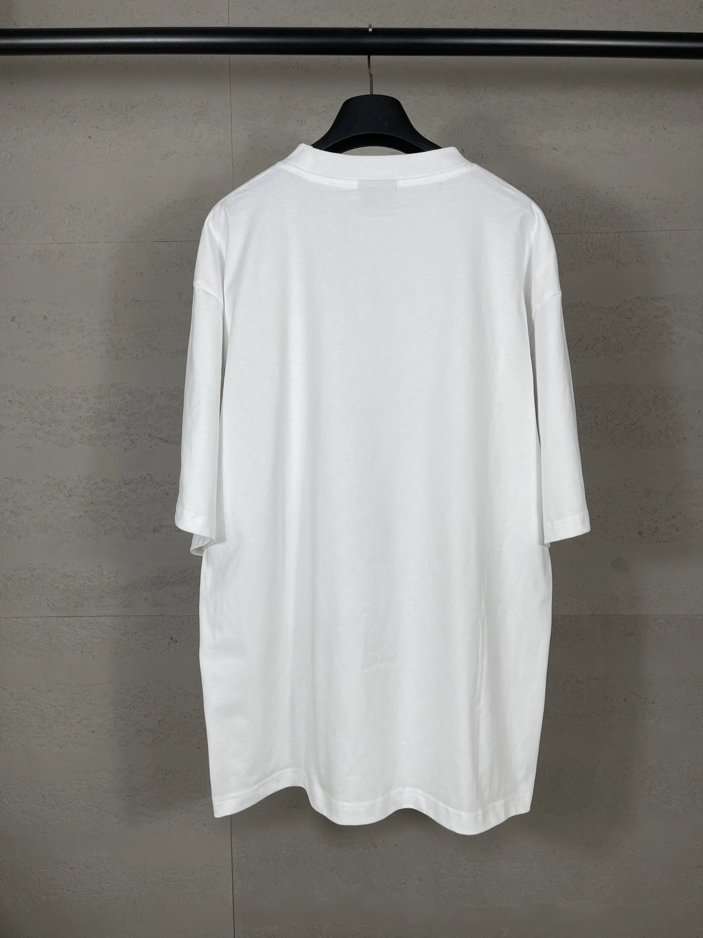 Balenciaga City Angels Print Oversized T-Shirt White Beige - 4