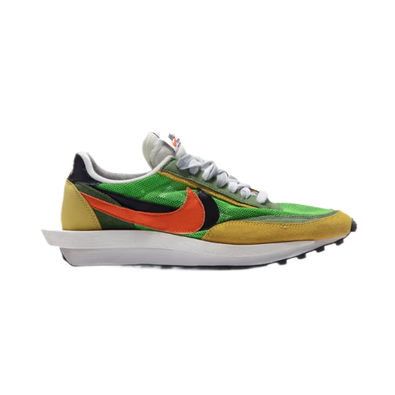Nike Cortez x Sacai Vaporwaffle Gray Olive Sneakers - 6