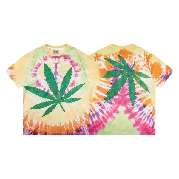 Gallery Dept. Tie-Dye Cannabis Leaf T-Shirt Multicolor - 1