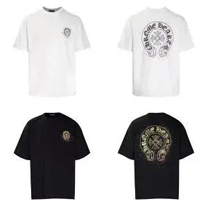 Chrome Hearts Cross Pattern Oversized T-Shirt Multicolor - 10