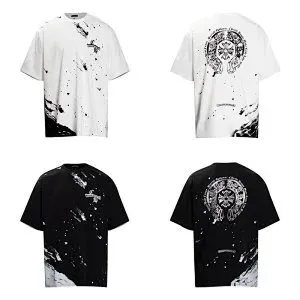 Chrome Hearts Cross Pattern Oversized T-Shirt Multicolor - 9