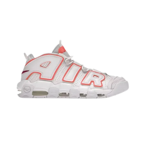 Nike Air More Uptempo White/University Red Sneakers - 1