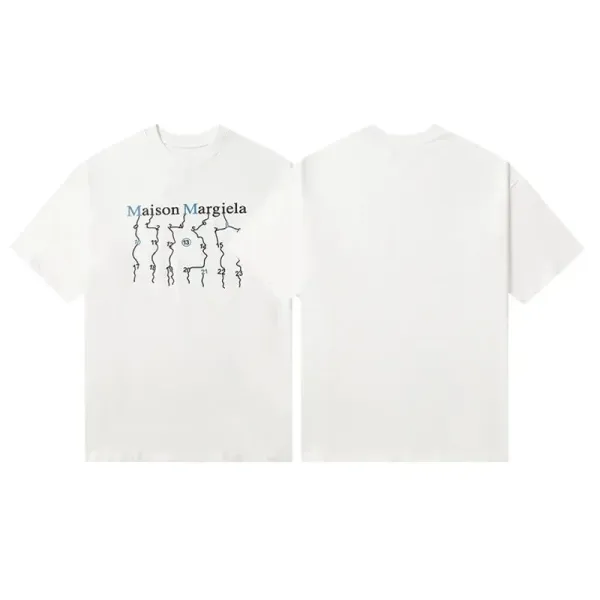 Maison Margiela Numeric Diagram T-Shirt White - 1