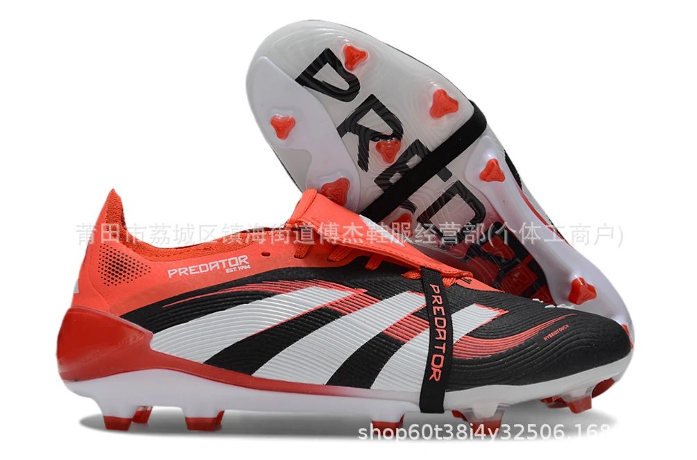 Adidas Predator Edge Silver Pink Football Cleats Running Shoes - 10