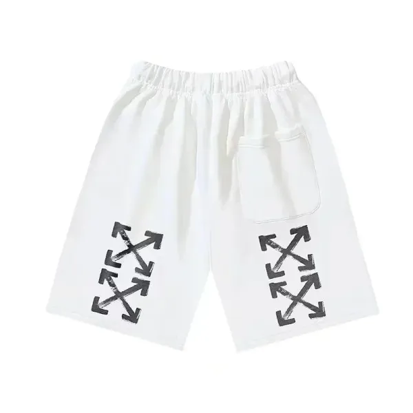 Off-White Arrow Print Shorts White - 1