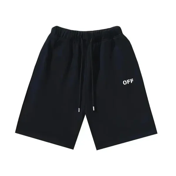 Off-White 'OFF' Logo Shorts Black - 1