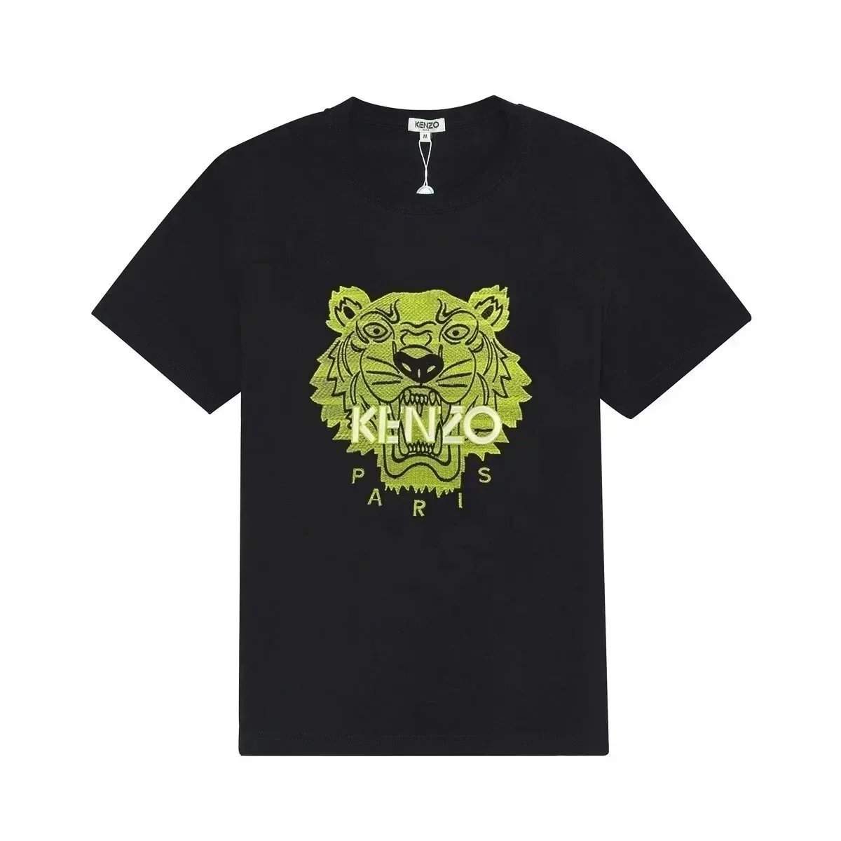Kenzo Tiger Embroidered Black T-Shirt - 10