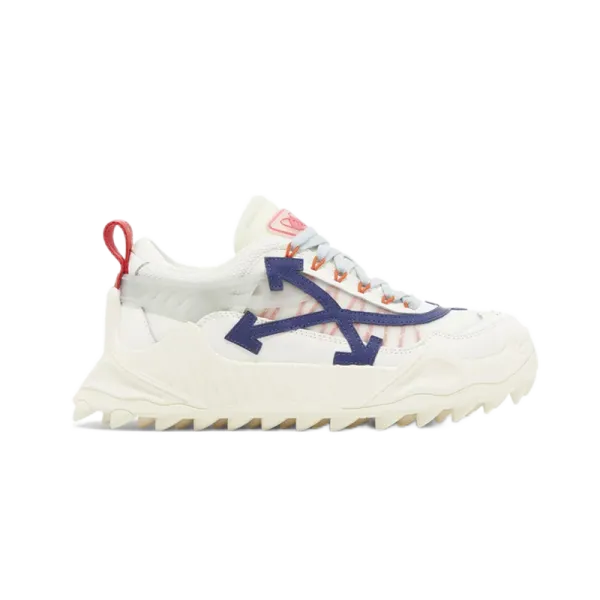 Off-White Diagonal Arrow Low-Top White Blue Pink Sneakers - 1