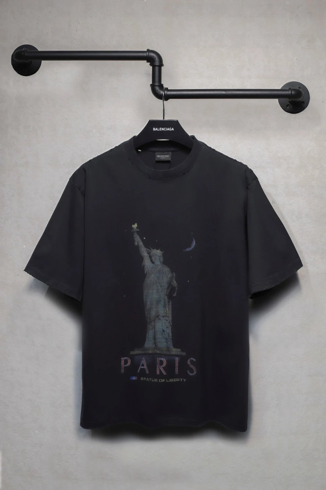 Off-White Wave Logo Black T-Shirt - 18