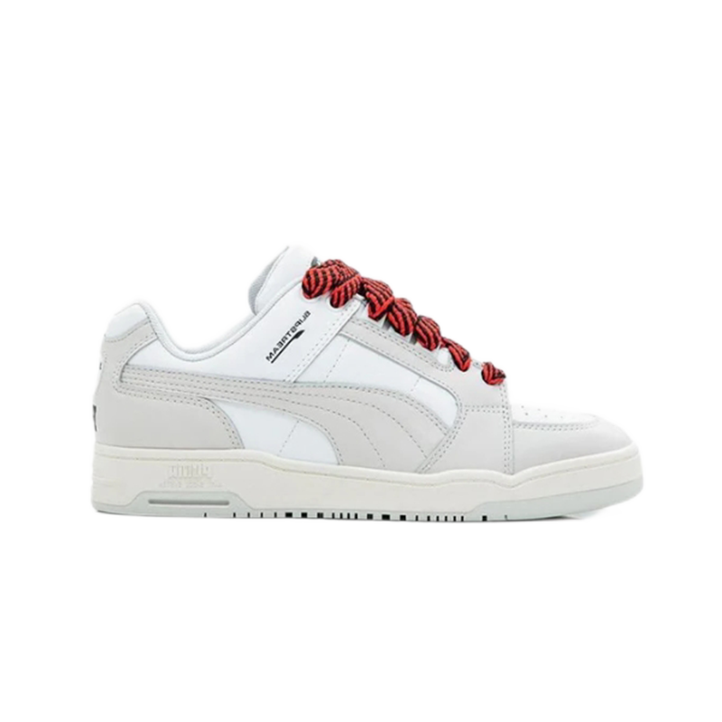 Puma Super Platform White and Gray Sneakers - 4