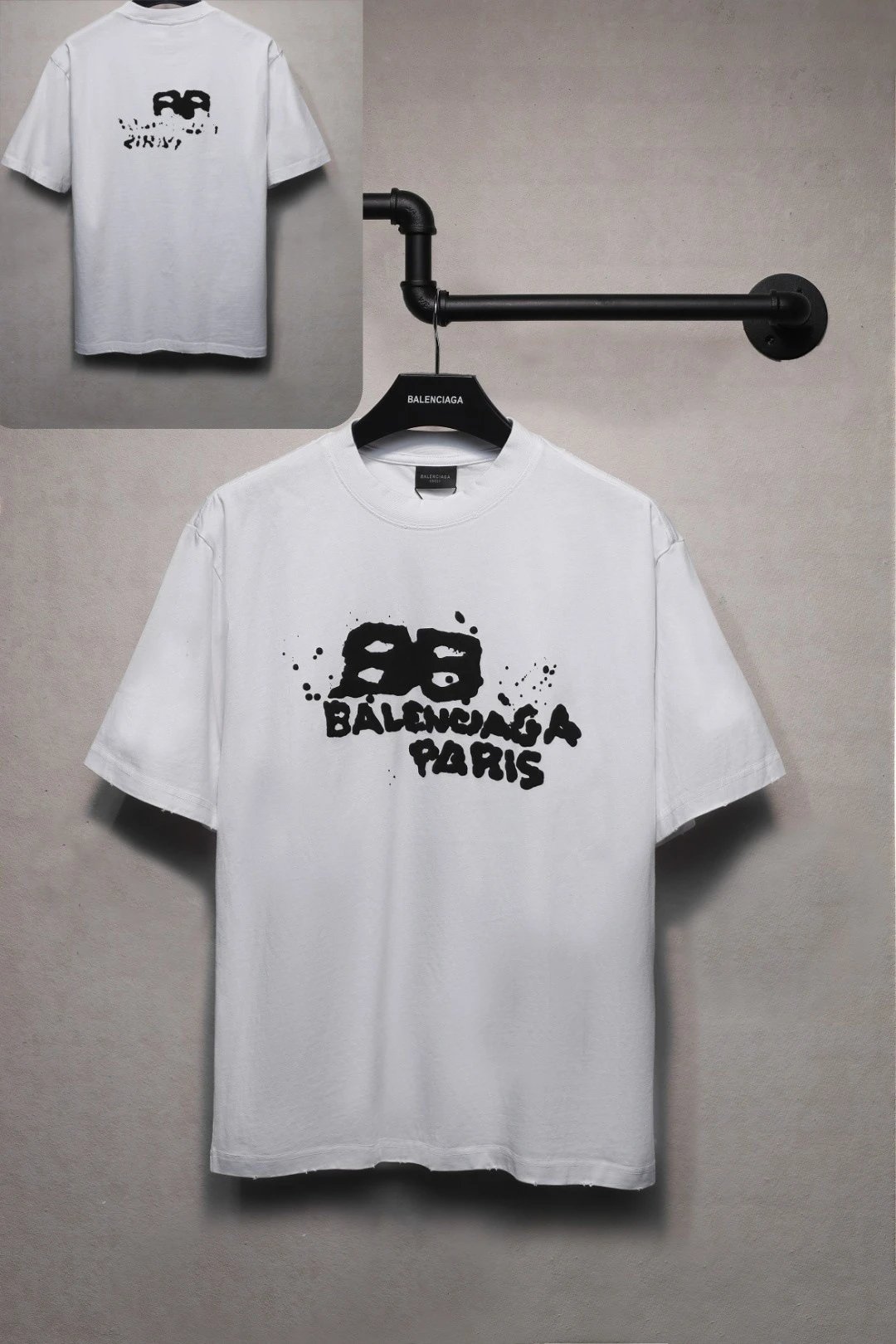 Off-White Wave Logo Black T-Shirt - 29