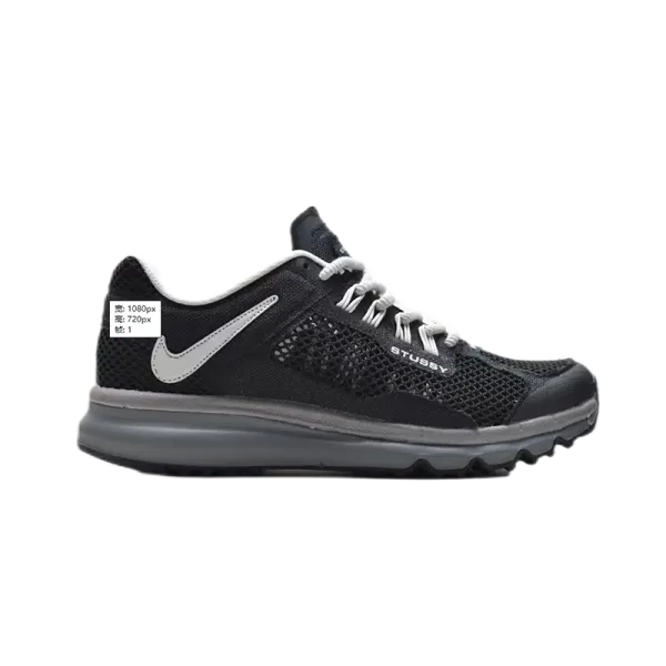 Stussy Air Max 2013 Black Running Shoes - 3