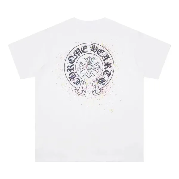 Chrome Hearts Spray Paint Logo White T-Shirt - 1