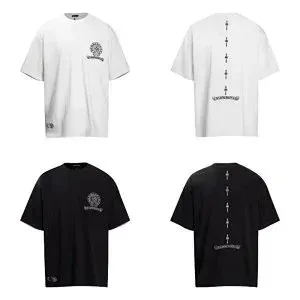 Chrome Hearts Cross Pattern Oversized T-Shirt Multicolor - 8